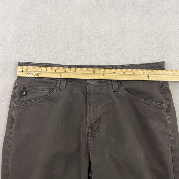 AG Adriano Goldschmied Everett Pants Mens 30X32 Gray Slim Straight Fit Stretch - Picture 7 of 15